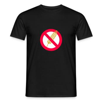 Aucun cadeau de célébration juive de la Pâque de blé - T-shirt homme - noir - Devant - AI Model Male 178 light (178cm)