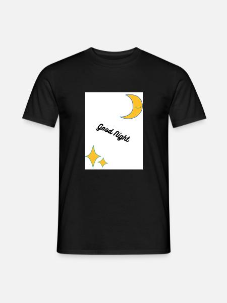 Good Night - Männer T-Shirt - Schwarz