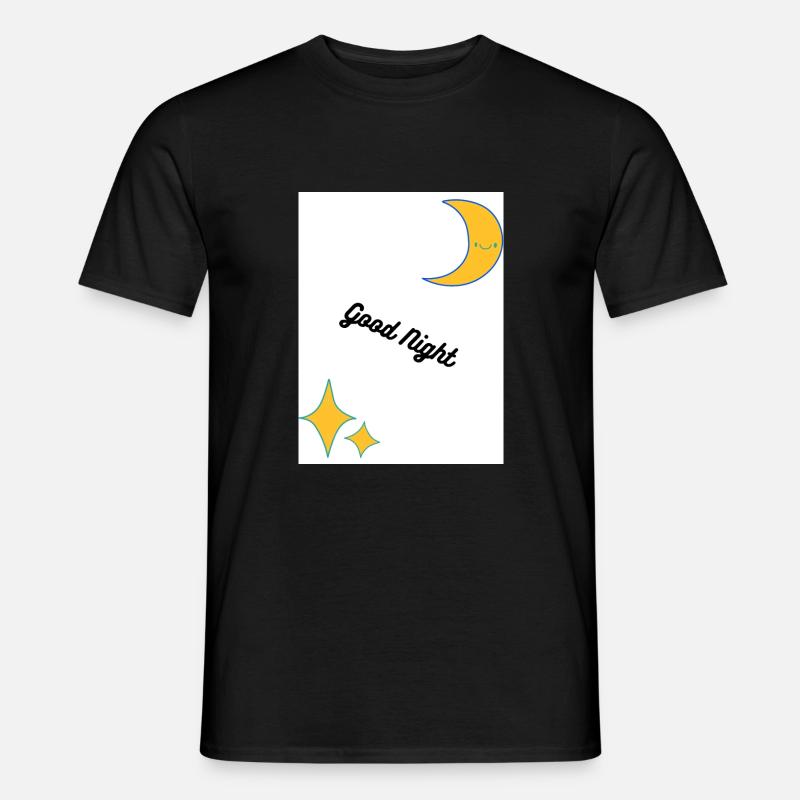 Good Night - Männer T-Shirt - Schwarz