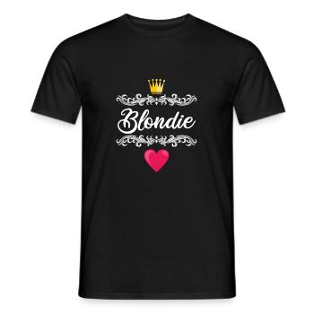 Blondie Brownie - Männer T-Shirt - Schwarz - Vorne - AI Model Male 178 light (178cm)