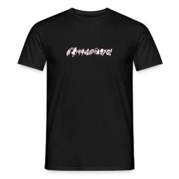 Fluchende Emojis in cartoon style - Männer T-Shirt - Schwarz - Vorne - AI Model Male 178 light (178cm)