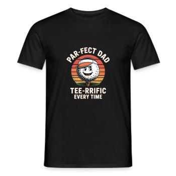 Par fect day Vatertag - Männer T-Shirt - Schwarz - Vorne - AI Model Male 178 light (178cm)