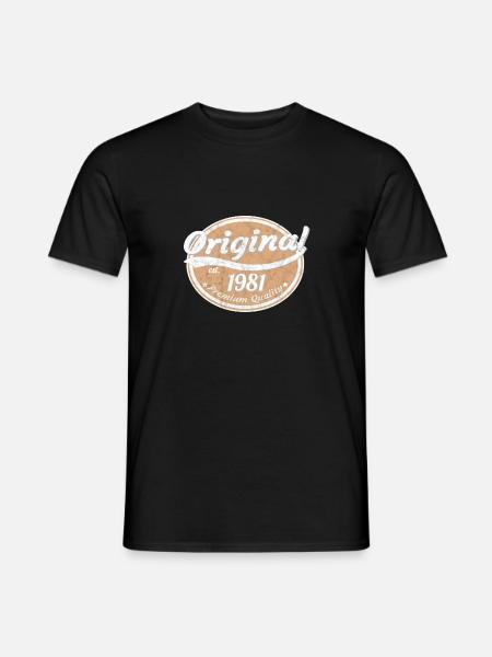 1981 - Men's T-Shirt - black