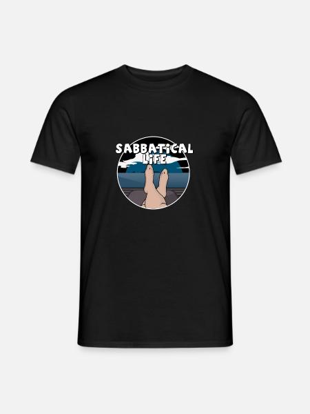 Sabbatical Life Job Change Employee - Men's T-Shirt - black