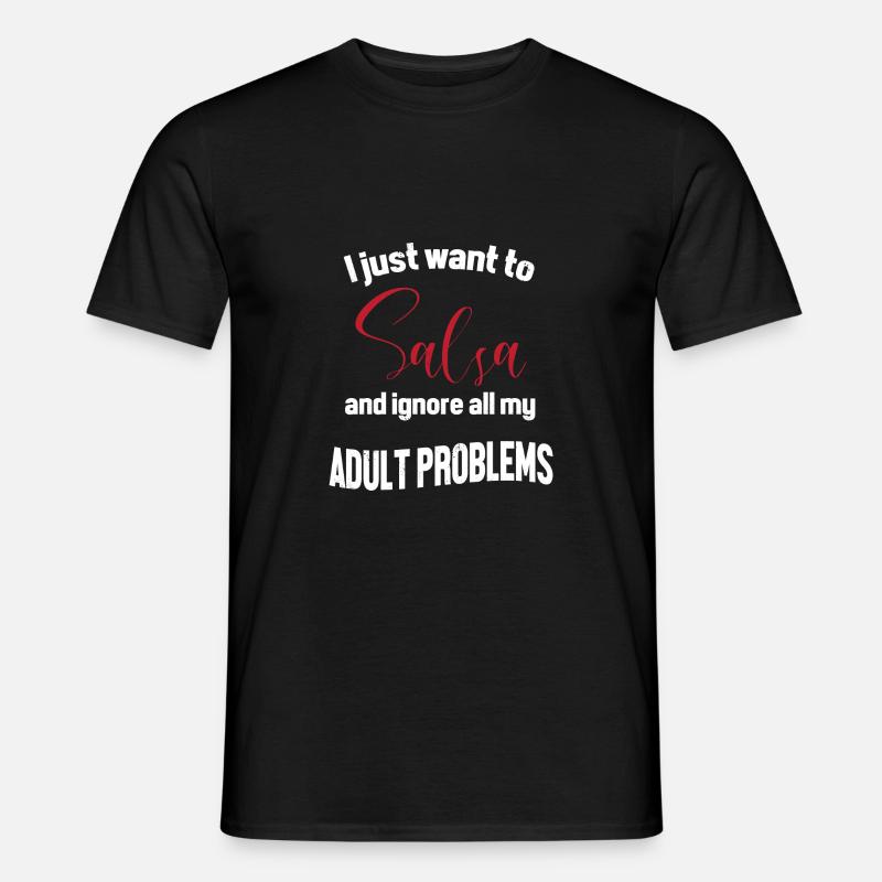 Danseuse de salsa Danseuse - T-shirt homme - noir