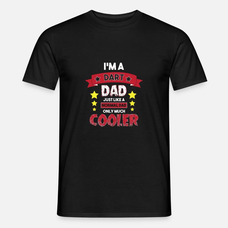 Dart Dartboard Dartpfeil - Männer T-Shirt - Schwarz