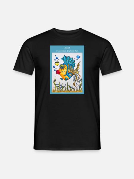 Eileen der leuchtende Fisch - Männer T-Shirt -