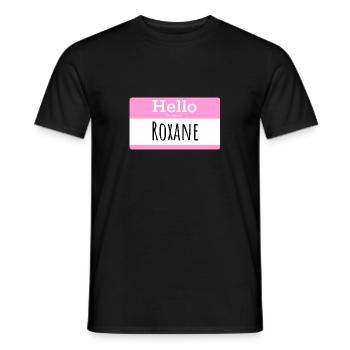 ROXANE - T-shirt homme - noir - Devant - AI Model Male 178 light (178cm)