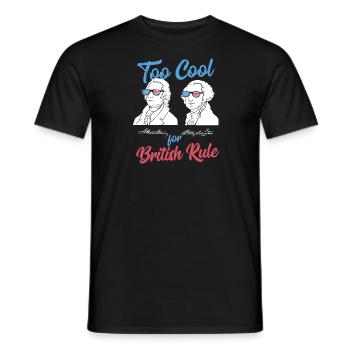 Trop cool pour british rule gift - T-shirt homme - noir - Devant - AI Model Male 178 light (178cm)