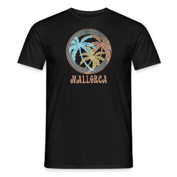 Majorca - Men's T-Shirt - black - Front - AI Model Male 178 light (178cm)