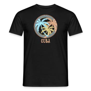 Cuba - Männer T-Shirt - Schwarz - Vorne - AI Model Male 178 light (178cm)