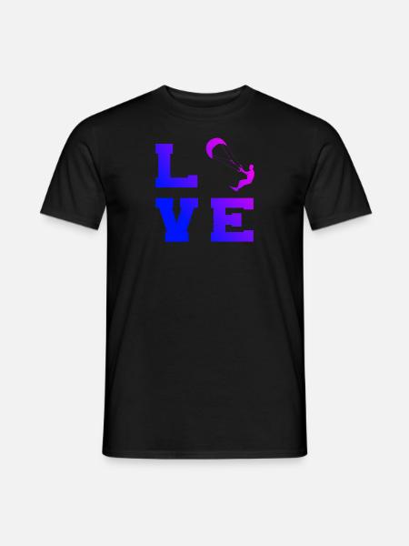 Kite Kite Femmes Kitesurf Kitesurf Kitesurf - T-shirt homme - noir