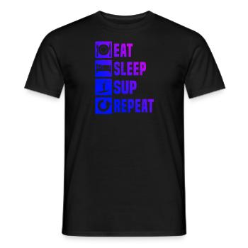 Stand up Paddleboard Hommes Stand up Paddle - T-shirt homme - noir - Devant - AI Model Male 178 light (178cm)