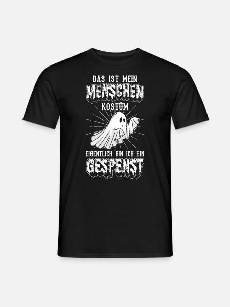 Halloween Gespenst Geist Halloween Kostüm - Männer T-Shirt - Schwarz
