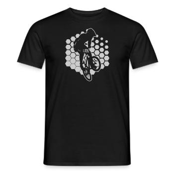 BMX BMX Garçons Cyclisme BMX Bicyclette Hommes - T-shirt homme - noir - Devant - AI Model Male 178 light (178cm)