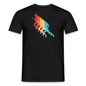 Jogging Fitness Running Cross Country Running - T-shirt homme - noir - Devant - AI Model Male 178 light (178cm)