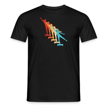 Strength Training Aerobics Physical Gymnastics Fitness - Men's T-Shirt - black - Front - AI Model Male 178 light (178cm)
