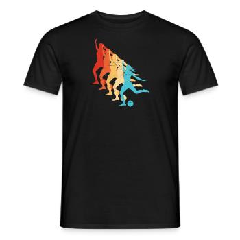Soccer Fussball Fussballspielen Herren Fussballspi - Männer T-Shirt - Schwarz - Vorne - AI Model Male 178 light (178cm)