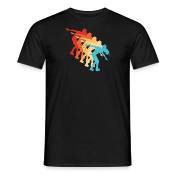 Patinage Hommes Roller Patinage Femmes Roller Patinage - T-shirt homme - noir - Devant - AI Model Male 178 light (178cm)
