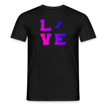 Slopestyle Femmes Hommes Ski Solo Saut à Ski - T-shirt homme - noir - Devant - AI Model Male 178 light (178cm)
