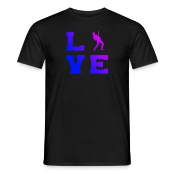 electronic guitar electric guitar guitar classical guita - Men's T-Shirt - black - Front - AI Model Male 178 light (178cm)