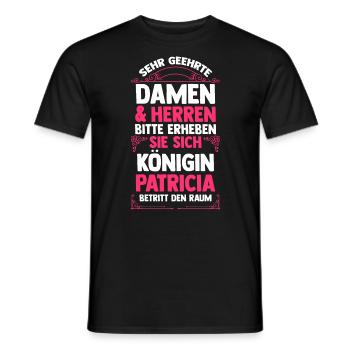 Patricia - Männer T-Shirt - Schwarz - Vorne - AI Model Male 178 light (178cm)