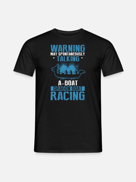 Drachenboot Trainer und Drachenboot - Männer T-Shirt - Schwarz