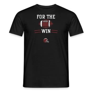 Pour la victoire - Football - T-shirt homme - noir - Devant - AI Model Male 178 light (178cm)