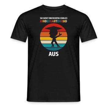 Kindergarten Anfang Kindergartenkind Geschenk - Männer T-Shirt - Schwarz - Vorne - AI Model Male 178 light (178cm)