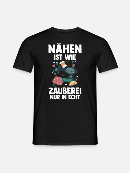 Näher Schneiderin - Männer T-Shirt - Schwarz