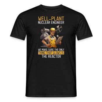Kernenergie Spruch für Kernenergie - Männer T-Shirt - Schwarz - Vorne - AI Model Male 178 light (178cm)