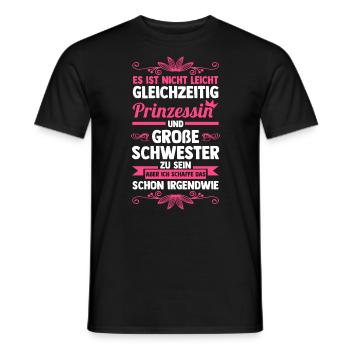 Geschwister Schwestern Schwester - Männer T-Shirt - Schwarz - Vorne - AI Model Male 178 light (178cm)