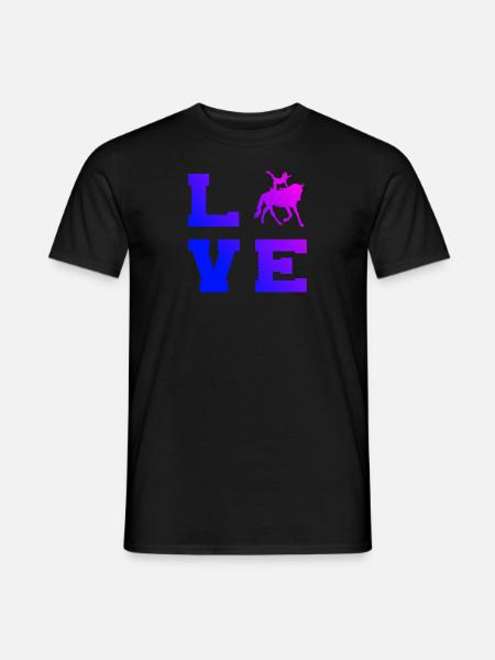 Teamvoltigieren Pferdegymnastik Pferdeperformance - Männer T-Shirt - Schwarz