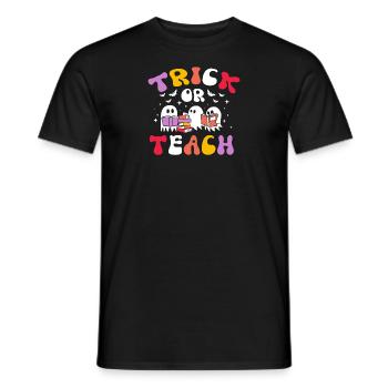 Halloween Lehrer Trick Or Teach - Männer T-Shirt - Schwarz - Vorne - AI Model Male 178 light (178cm)