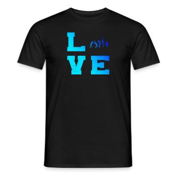 Joueuse de tennis Tennis Tennis Homme - T-shirt homme - noir - Devant - AI Model Male 178 light (178cm)