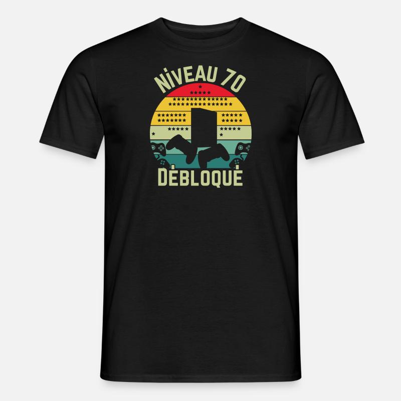 Level 70 Unlocked - Men's T-Shirt - black