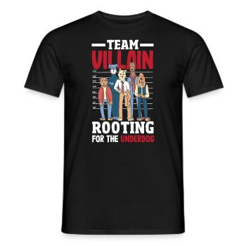 Fascination with the Villainous - Why Root for - Männer T-Shirt - Schwarz - Vorne - AI Model Male 178 light (178cm)