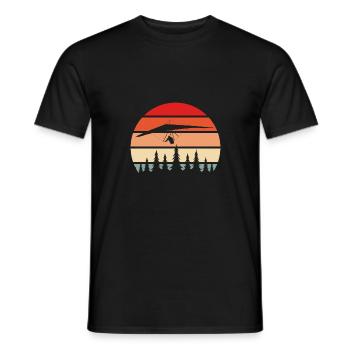 Drachenfliegen Luftsport Hängegleiter - Männer T-Shirt - Schwarz - Vorne - AI Model Male 178 light (178cm)