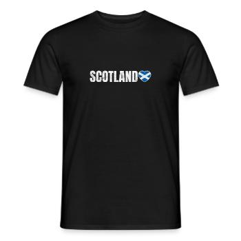 Ecosse - T-shirt homme - noir - Devant - AI Model Male 178 light (178cm)