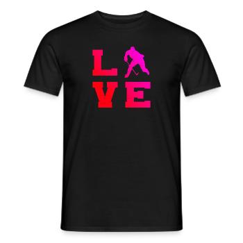 Hockey sur glace masculin Joueurs de hockey sur glace Hockey sur glace Spie - T-shirt homme - noir - Devant - AI Model Male 178 light (178cm)