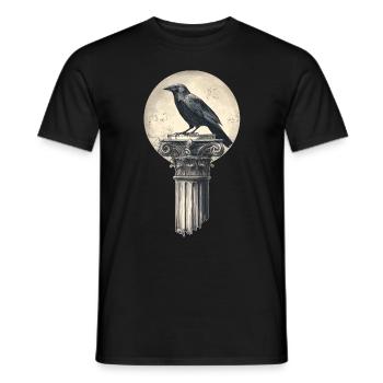 Raven - Men's T-Shirt - black - Front - AI Model Male 178 light (178cm)