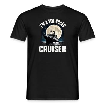 Im A Seasoned Cruiser Cruise Ship Vacation Group - Männer T-Shirt - Schwarz - Vorne - AI Model Male 178 light (178cm)