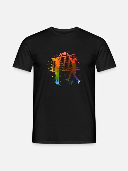 volleyball Design for a fans of volleyball - Männer T-Shirt - Schwarz