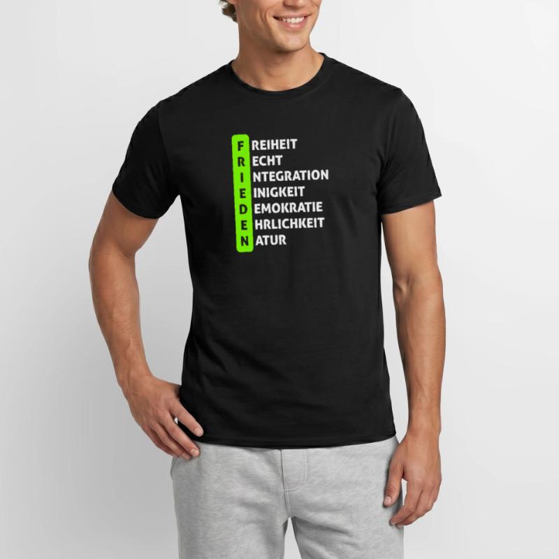 F R I E D E N Männer T-Shirt
