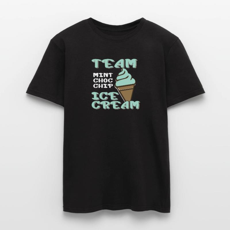 Team Mint Choc Eiswaffel Eiscreme Eis Männer T-Shirt