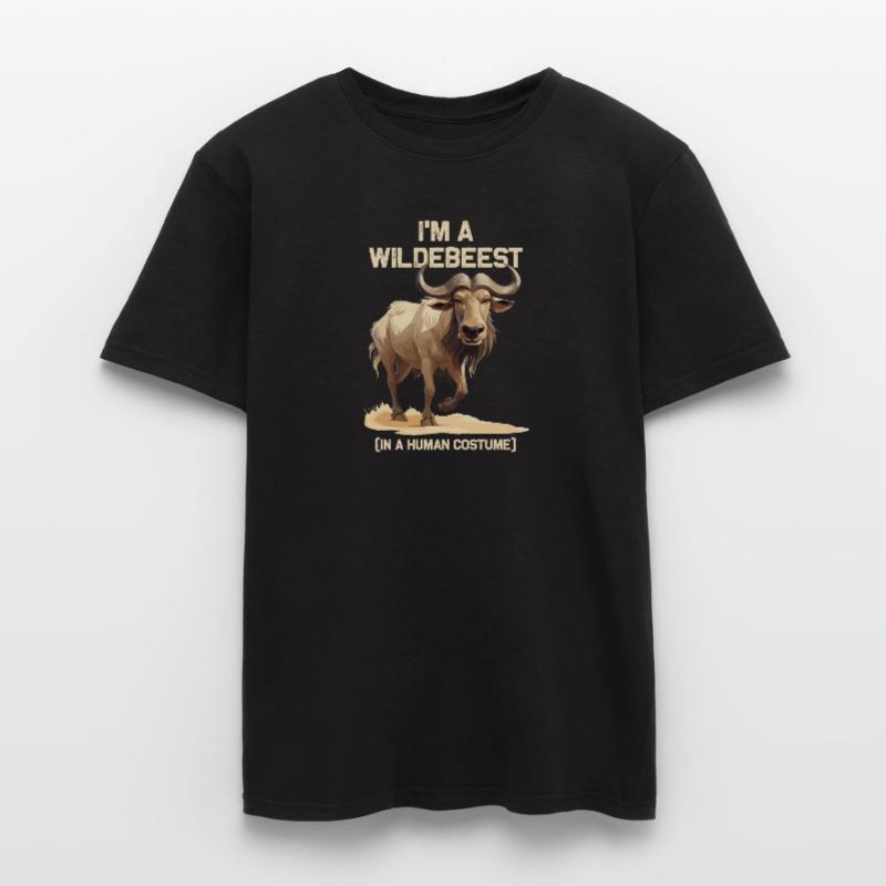 Ich Bin Ein Gnu Witziges Halloween Kostüm Gnu Männer T-Shirt