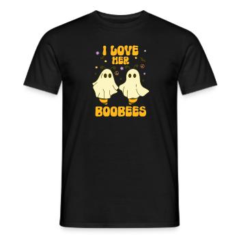 Ich Liebe Ihr Boo Bees Pärchen Halloween Kostüm - Männer T-Shirt - Schwarz - Vorne - AI Model Male 178 light (178cm)