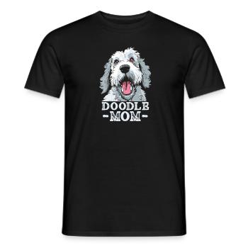 Doodle Maman Labradoodle Chiens Chien Maman À Fourrure - T-shirt homme - noir - Devant - AI Model Male 178 light (178cm)