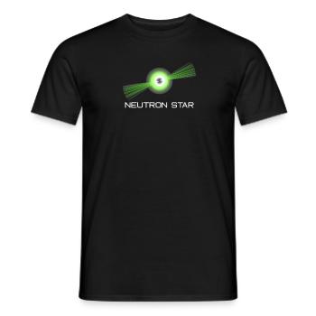 Univers scientifique des étoiles à neutrons - T-shirt homme - noir - Devant - AI Model Male 178 light (178cm)