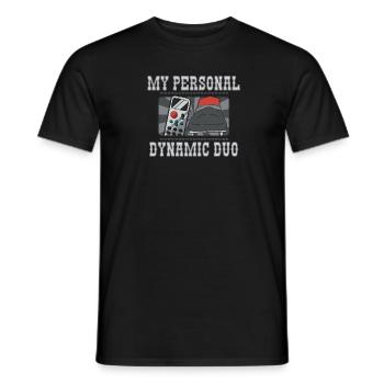 Ma télécommande personnelle de rêve et - T-shirt homme - noir - Devant - AI Model Male 178 light (178cm)
